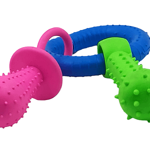 RUBBER PUPPY TOYS (3)