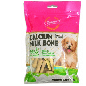 Gnawlers – Calcium Milk Bone – 30 pc in 1 packet- Puppies and Adult-1