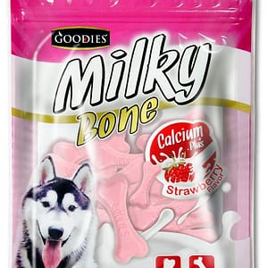 Goodies Milky Strawberry Dog Treat – 250 g